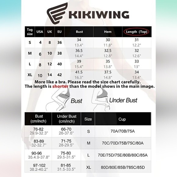 Hot Pink Sports Bra/Camisole Crop Top Size Medium - Picture 5 of 7